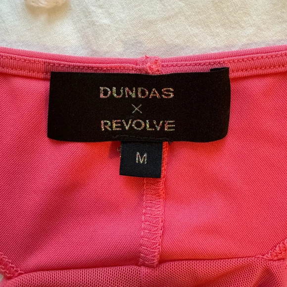 Dundas x Revolve Elowen Cropped Top in Hot Pink Size Medium - Picture 8 of 10